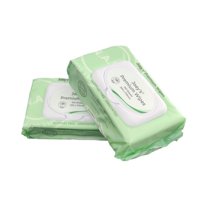 Premium Baby Wet Wipes Unscented Alcohol Free with Lid 12packs x100's