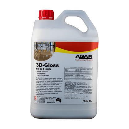 Agar 3D Gloss Floor Finish 5L