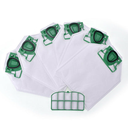 Vacuum Bags and Filter For Vorwerk Kobold VK200 (6 pack)