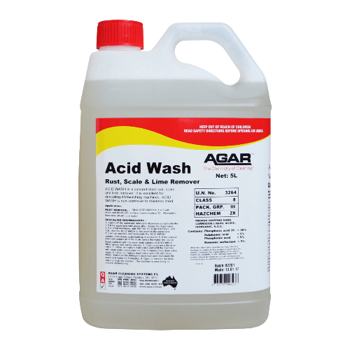 Agar Acid Wash Powerful Rust, Scale, and Lime Remover 5L