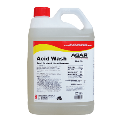 Agar Acid Wash Powerful Rust, Scale, and Lime Remover 5L