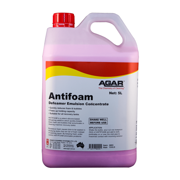 Agar Antifoam Defoamer Emulsion Concentrate 5Lt