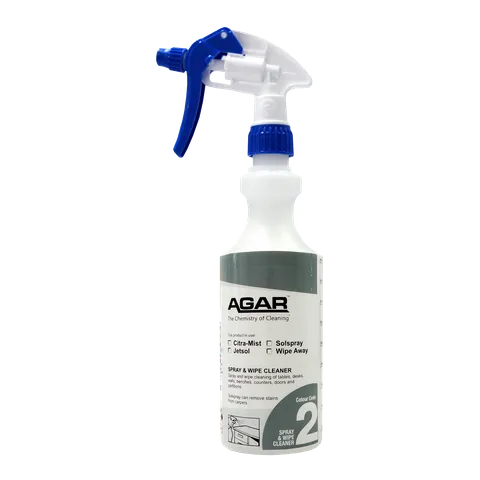 Agar Empty Chemical Bottle Spray & Wipe 500ml