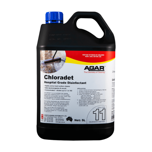 Agar Chloradet-High Foaming Disinfectant 5Lt