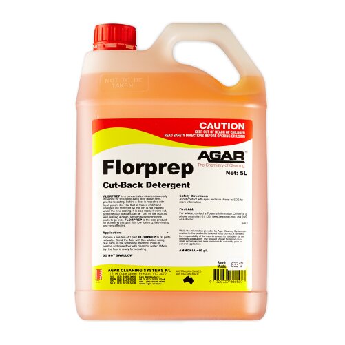 Agar FlorPrep Concentrated Cleaner 5Lt