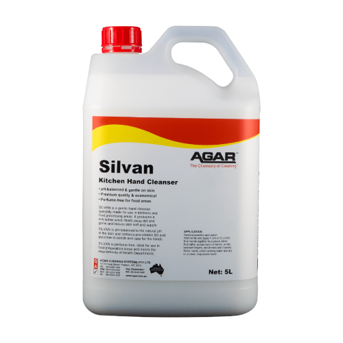 Silvan is a mild, premium-quality hand soap designed for use in various settings including kitchens, restaurants, washrooms, and food factories