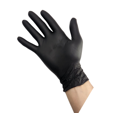 Professional-grade Black Heavy Duty nitrile gloves provide superior strength and protection compared to latex and vinyl gloves, making them a top choice for handling chemicals and paints.