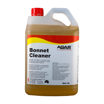 Agar Bonnet Cleaner -  Carpet Shampoo for Dry Cleaning 5Lt