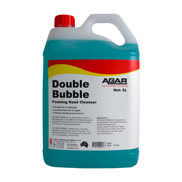 Agar Double Bubble Foaming Hand Soap 5Lt