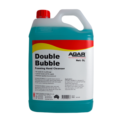 Agar Double Bubble Foaming Hand Soap 5Lt