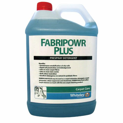 Whiteley FABRIPOWR PLUS Detergent Pre-spotter Odour Suppressor Deodoriser 5lt