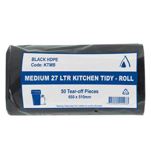 Garbage Tidy Bin Liners Medium 27 Ltr 1000 box