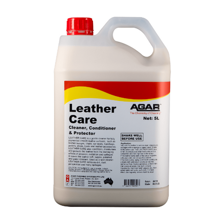 Agar Leather Care Cleaner, Protector & Conditioner 5L