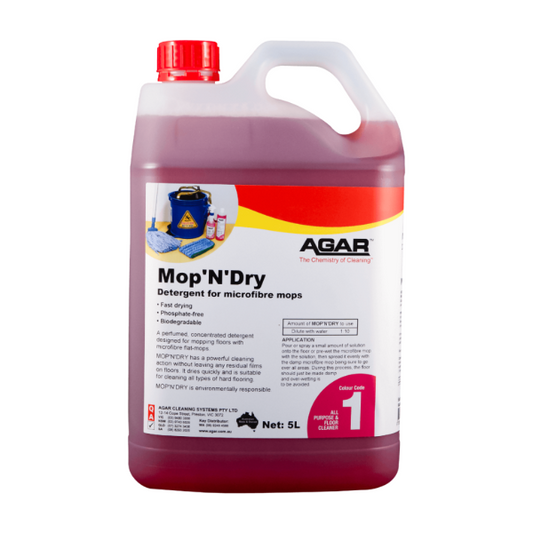 Agar Mop & Dry Spray Detergent 5L