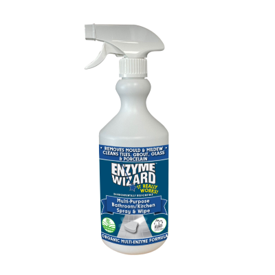 Multi-Purpose Bathroom & Kitchen Spray Enzyme Wizard