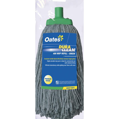 Oates Duraclean Commercial Mop Head 400gm - 4 Colours