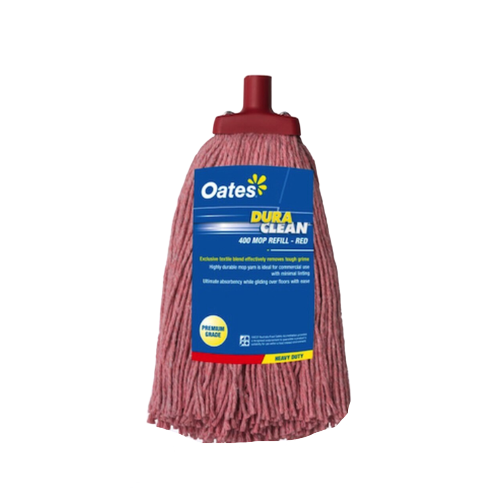 Oates Duraclean Commercial Mop Head 400gm - 4 Colours