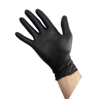 Black Nitrile Gloves Extra Heavy Duty pack of 100 gloves