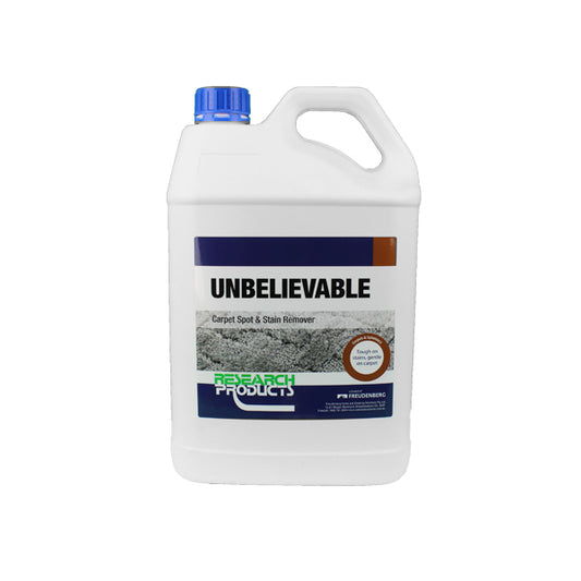 Research Products: Unbelievable Carpet Stain Cleaner 5L