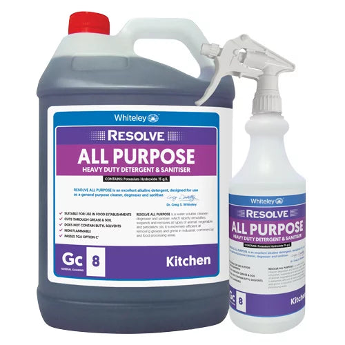 Whiteley Resolve: All Purpose Alkaline Detergent  5L