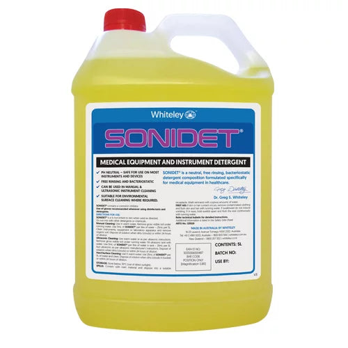 Whiteley Sonidet: Professional-grade, Medical Neutral Liquid Detergent 5l