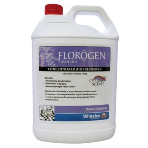 Florogen Lavender 5L is a specially formulated, alcohol-based surface and space deodorant