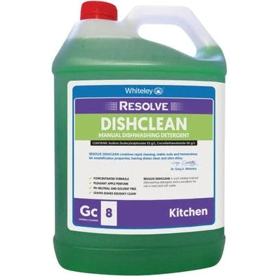 Whiteley Resolve Dishclean: Manual Dishwashing Liquid 5L