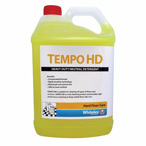 Whiteley Tempo HD: Heavy-Duty Neutral pH Cleaner 5L