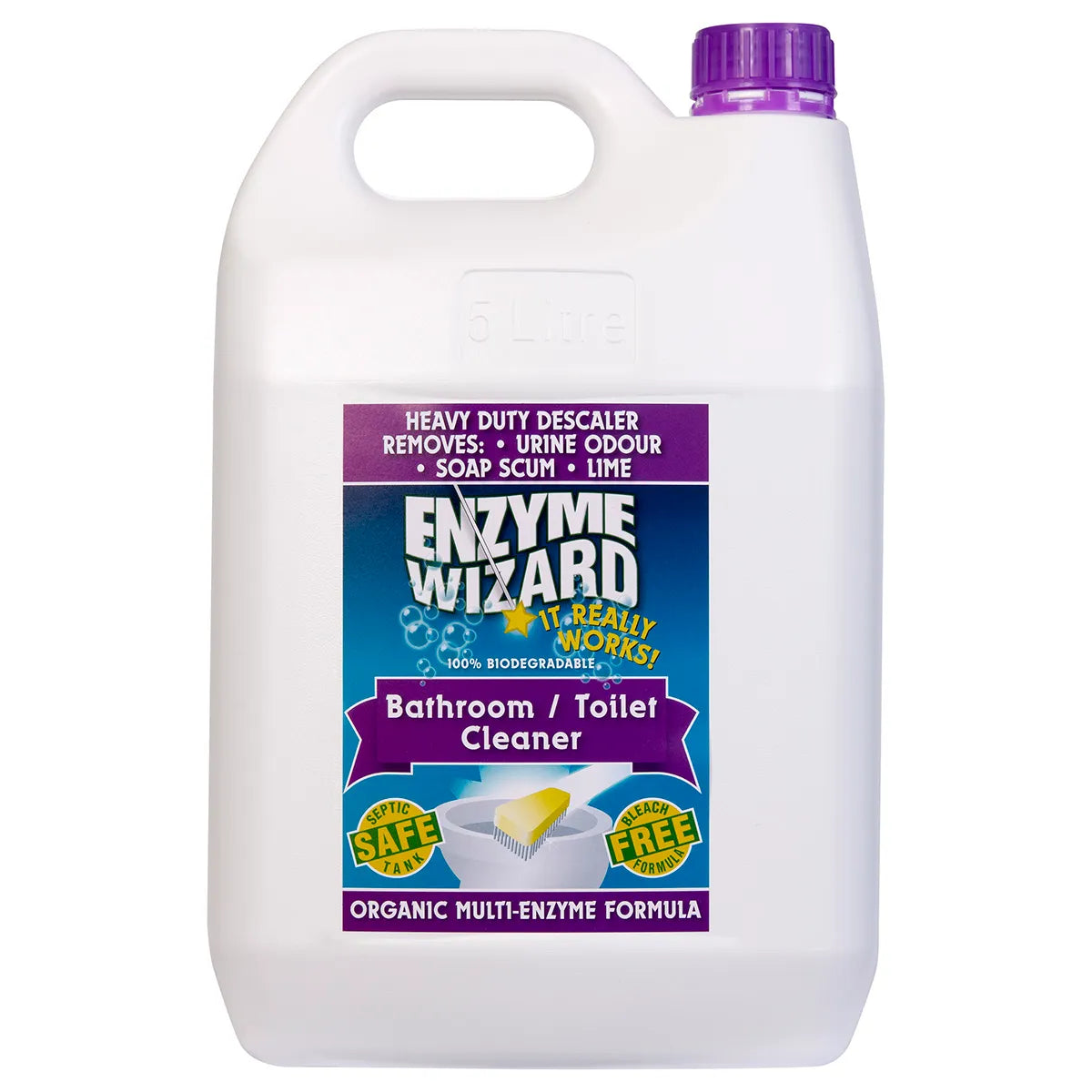 Toilet and Bathroom Cleaner Enzyme Wizard