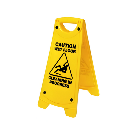 A Frame Caution Safety Wet Floor Sign